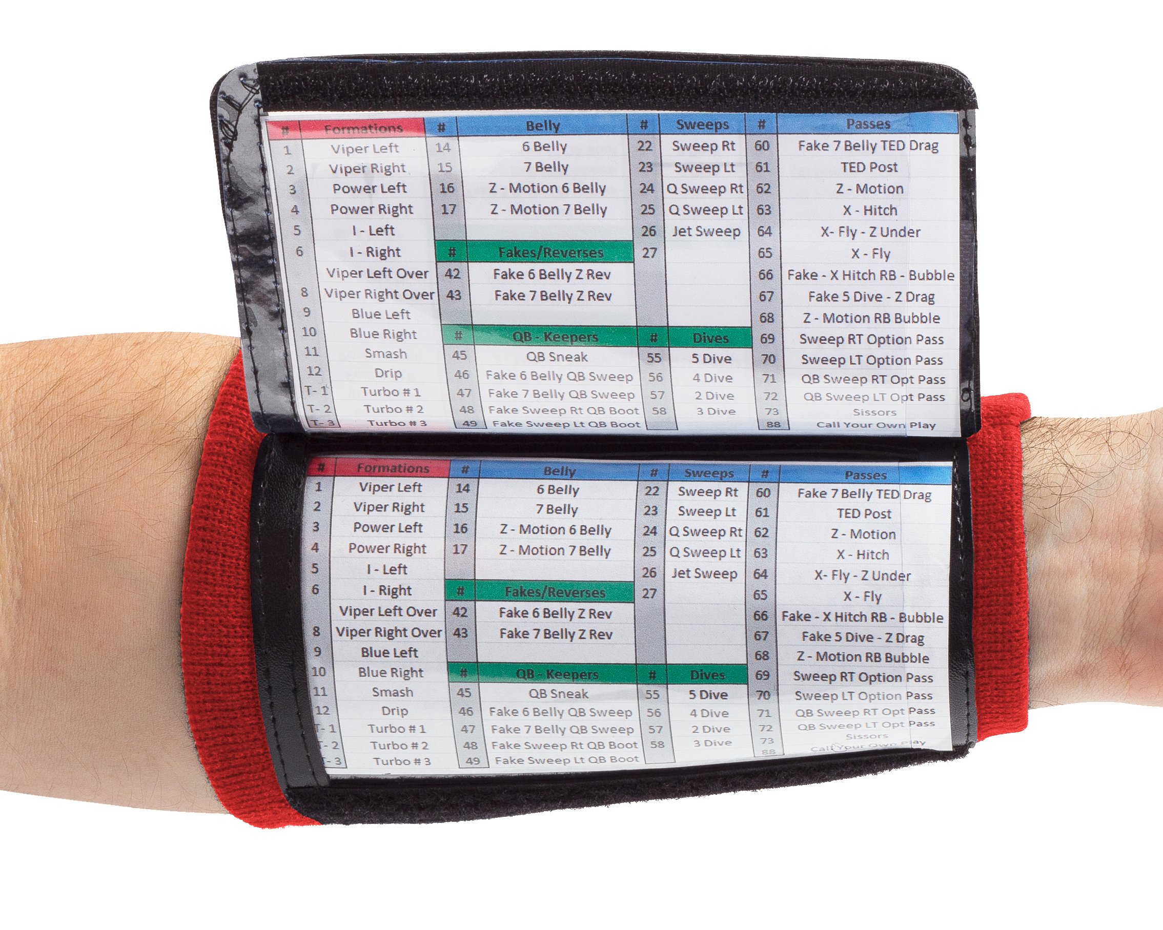 Amazon | WristCoaches QBリストコーチ プレイブック付きリスト